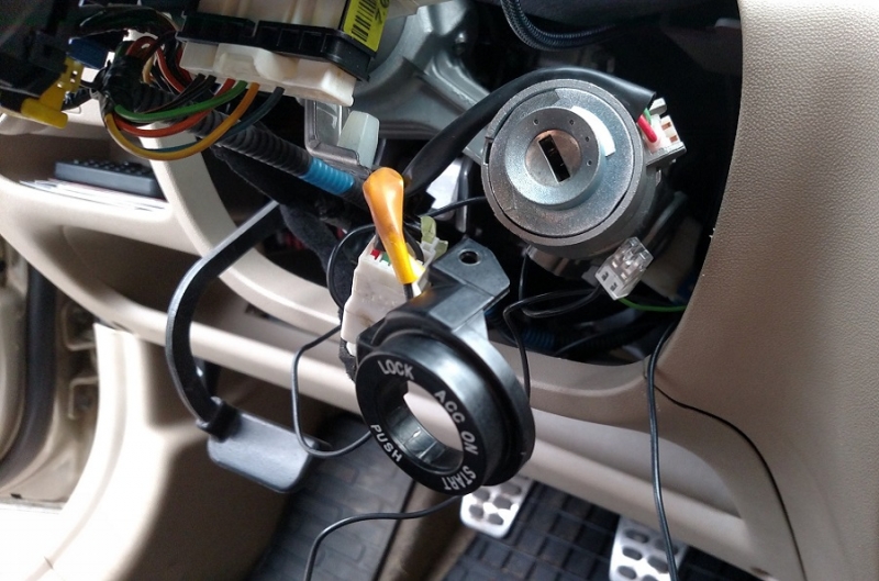 Установка иммобилайзера (метки)