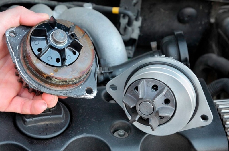 Замена помпы